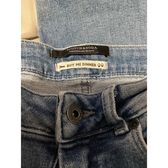 Scotch & Soda La Bohemienne Light Wash Mid Rise Skinny Jeans Womens 27 - Picture 7 of 10